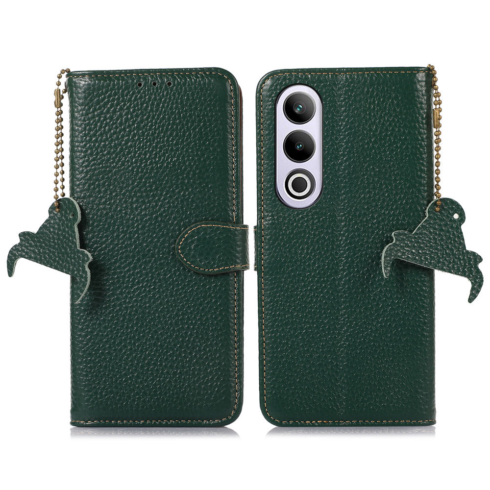 For OnePlus Ace 3V 5G Case RFID Blocking Litchi Texture Genuine Cow Leather Phone Cover For OnePlus Ace 3V 5G Case RFID Blocking Litchi Texture Genuine Cow Leather Phone Cover